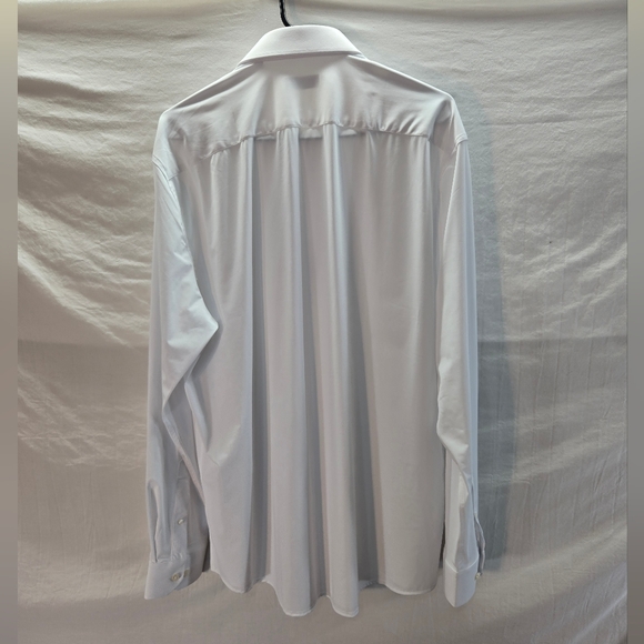 Collars & Co. Apex Performance Dress Shirt Men's XL White New with Tags - Picture 4 of 5